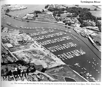 View showing slipway site - top left corner